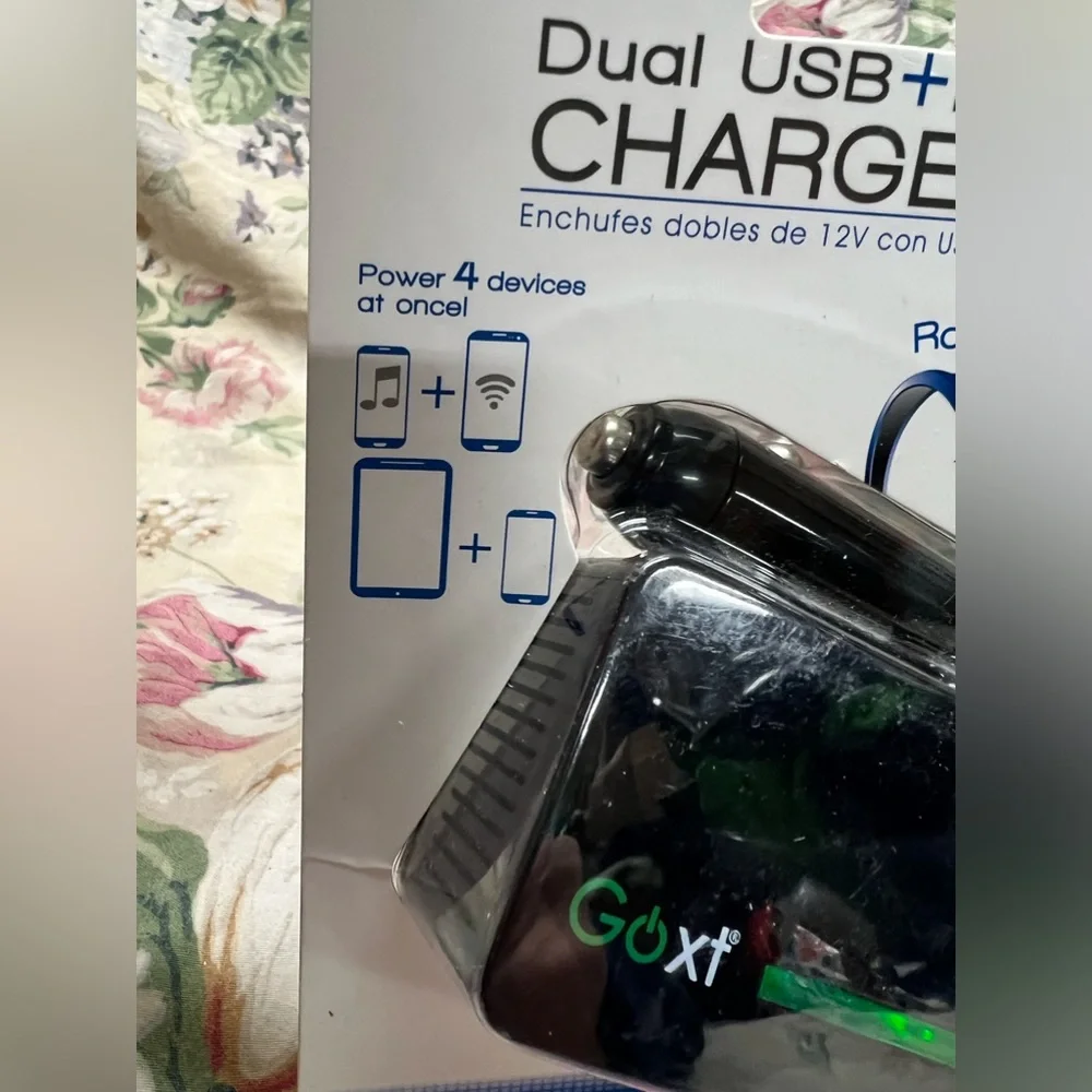 Adapter I-x Dual 12v USB charge